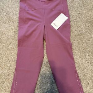 Lululemon Swift Speed HR Crop 21” SZ 10